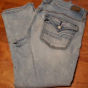 American Eagle Artist Crop Jeans